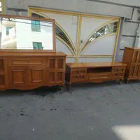 آینه کنسول چوبی|بوفه، ویترین، کنسول|کرج, پیشاهنگی|دیوار