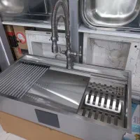 سبد آبچکان استیل بالای سینک ظرفشویی312F