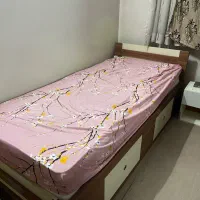تخت تمام چوب بهمراه تشک خوشخواب