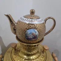 ست سماور ذغالی قلمکاری پرسی اصفهان مهردار|صنایع دستی و سایر لوازم تزئینی|تهران, نیکنام|دیوار