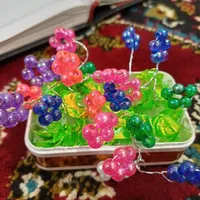 گل بنفشه جنگلی مصنوعی با گلدان|گل مصنوعی|رشت, ترمینال|دیوار