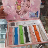 ساعت هوشمند مینی سایز ۴۰ ۱۸ ماه گارانتی  ۷ دستبند|ساعت|قم, نیروگاه|دیوار