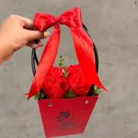 باکس گل روبانی مخصوص هدیه|صنایع دستی و سایر لوازم تزئینی|تهران, پرستار|دیوار