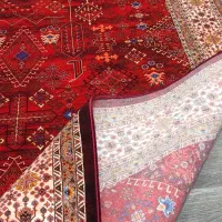 فرش ابریشمی طرح دستباف نقشه سلطان آباد قرمز|فرش|تهران, امین حضور|دیوار
