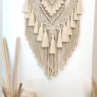 دیوارکوب مکرومه ویژه عید کادوی عیدی بومریس مکزومه|صنایع دستی و سایر لوازم تزئینی|تهران, شادآباد|دیوار