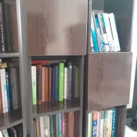 کتابخانه|کتابخانه، شلف، قفسه‌های دیواری|قم, پردیسان|دیوار