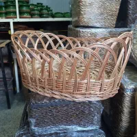 سبد بیضی پنجره ای مروار بزرگ تمام بافت درجه ۱