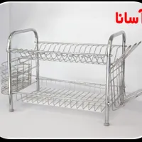 جا ظرفی ۲ طبقه پرتابل سینی دار آسانا (تک و تعداد)