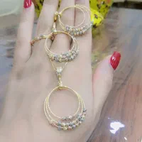 نقره وارداتی/ست های شیک/آبکاری طلا/|جواهرات|بانه, |دیوار