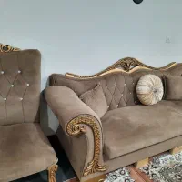 مبل ۹ نفره کاملا سالم و آباژور|مبلمان خانگی و میز عسلی|بندرعباس, |دیوار