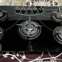 اجاق گاز شیشه ای پنچ شعله