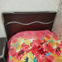 تخت یک نفره با پایتختی