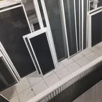 درب پنجره دوجدار،یوپی وی سی آلمینیوم،تورثابت،پلیسه