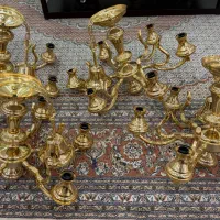 لوسترطلایی ۶شاخه|لوستر و چراغ آویز|اهواز, کیانپارس |دیوار