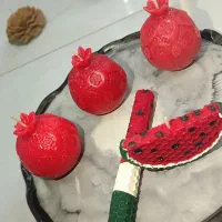 شمع وظروف سنگ مصنوعی|صنایع دستی و سایر لوازم تزئینی|شیراز, شهرک قمشه|دیوار