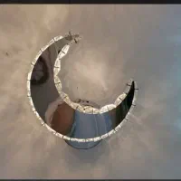 لوستر الماس. کهکشانی دیوار کوب مدل ماه. AC light