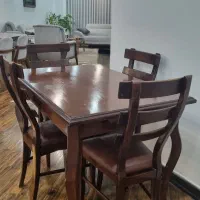 میز و صندلی  غذا خوری چوبی چهار نفره