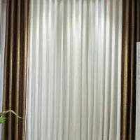پرده کتان ترک آماده برای پنجره ۲ متری