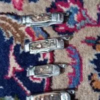 چاقو های اصل گوزن زنجان قدیمی یک ششصد|کلکسیون اشیاء عتیقه|میانه, |دیوار