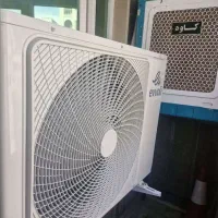 کولر آبی ۳۸۰۰ بالکنی کاوه همراه با پایه آهنی