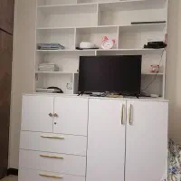 کمد و قفسه کتاب|کتابخانه، شلف، قفسههای دیواری|قم, انسجام|دیوار