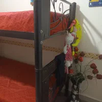 تخت خواب دو طبقه همراه با تشک و نردبان|تخت و سرویس خواب|سمنان, |دیوار