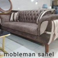 مبل چستر تمام لمسه مدل مینیاتور 7نفره شرکتی اقساط|مبلمان خانگی و میز عسلی|آبیک, |دیوار