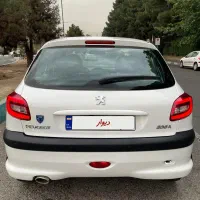 پژو ۲۰۶ تیپ۶ مدل آخر ۹۰ بی‌رنگ