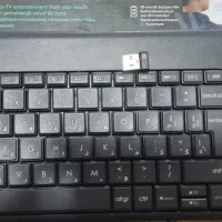 کیبورد بی سیم لاجیتک مدل K400 plus با حروف فارسی