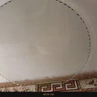 شیشه گرد رو میزی