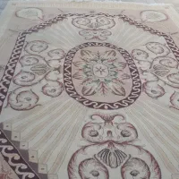 ۲تخته فرش ۹متری کرم|فرش|قائم‌شهر, |دیوار