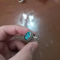 انگشتر نقره فیروزه نیشابوری