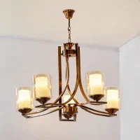 لوستر درحد نو‌|لوستر و چراغ آویز|رضوانشهر, |دیوار