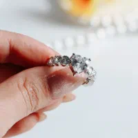 انگشتر نقره کد ۱۶۵۳ (گالری نقره سینا)