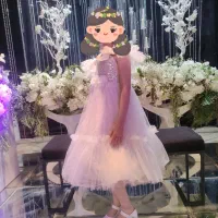 لباس عروس سفید دخترانه