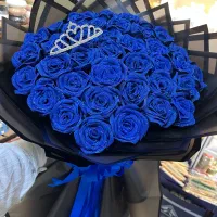 دسته گل روبانی