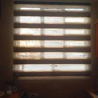 پرده زبرا تقریبا 2در 2