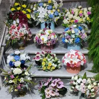 باکس هدیه گل مصنوعی درجه یک