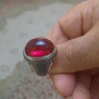 یک انگشتر   قدیمی یاقوت درشت اناری رکاب دست‌ساز|جواهرات|تهران, صادقیه|دیوار