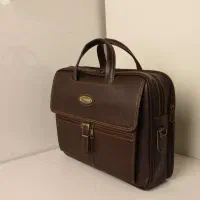 کیف اداری تک سگک چرم