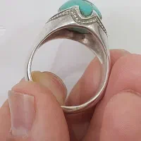 انگشتر نقره فیروزه|جواهرات|رشت, یخسازی|دیوار