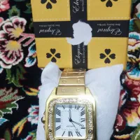 ساعت نگین دار کارتیلر زنانه تقویم دار