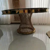 مبل استیل  ومیز نهار خوری|مبلمان خانگی و میز عسلی|شیراز, کرونی(خاتونک)|دیوار