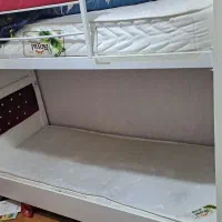 سلام تخت دوطبقه ام دی اف تمیز درحد نو|تخت و سرویس خواب|تبریز, |دیوار