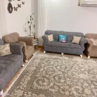 مبل ۷ نفره طوسی کرم