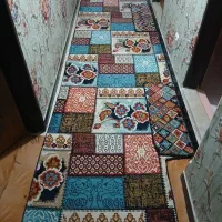 یک عددفرش راهرویی،وپادری دایره ای|گلیم، جاجیم، گبه|ساوه, |دیوار