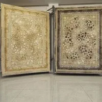 فرش ۷۰۰شانه گلبرجسته تمام نخ نمایندگی فرش حدادی