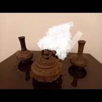 قندان و شمعدان چوبی هندی