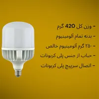 لامپ ال ای دی 80 وات بدنه فلزی ضمانت 1 سال|لامپ و چراغ|رباط‌کریم, |دیوار