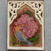 گردنبند نقاشی با دست روی استخوان شتر|بدلیجات|تهران, علم و صنعت|دیوار
